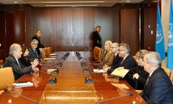 KKTC Cumhurbaşkanı Erhürman, BM Genel Sekreteri Guterres ile bir araya geldi
