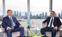 KKTC Cumhurbaşkanı Erhürman, TDT Genel Sekreteri Ömüraliyev ile bir araya geldi