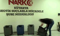 Kütahya'da narkotik operasyonu: Valizlerden 98,74 kilo pregabalin çıktı