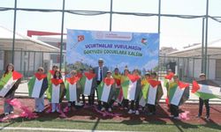 Kütahya'da öğrencilerden Gazze'deki çocuklara uçurtmalı mesaj