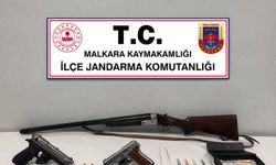 Malkara'da jandarma operasyonunda silah ve uyuşturucu aparatları ele geçirildi