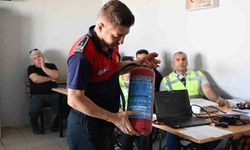 Manisa Büyükşehir Belediyesi personeline nefes kesen tatbikat