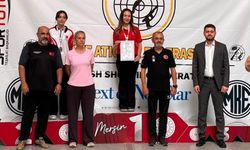 Manisalı milli sporcu Denktaş'tan rekor üstü atış