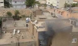 Mardin'de binada çıkan yangında mahsur kalan 2 kişi kurtarıldı