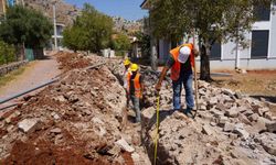 Marmaris Yeşilova Mahallesi'nde içme suyu şebekesi genişletiliyor