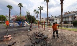 Marmaris'te parklar yenileniyor