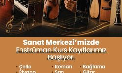 Merkezefendi Sanat Merkezinde enstrüman kurs kayıtları başlıyor