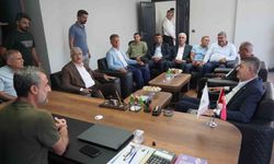 Milletvekili Şan ve Başkan Hallaç basın mensuplarıyla buluştu