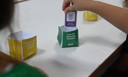 Minik öğrenciler sıfır atığı oyunlarla öğrendi