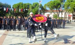 Muğla'da İtfaiye Haftası çelenk sunma töreniyle başladı