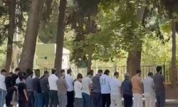 Nusaybin'de piknik yapan vatandaşlar namaz için birlikte saf tuttu