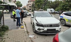 Otomobiller çarpıştı: 1 yaralı