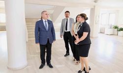 Rektör Prof. Dr. Altun, Mimarlık Fakültesi'ndeki tamamlanan tadilat çalışmalarını yerinde inceledi
