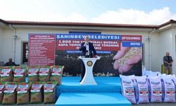 Şahinbey Belediyesi'nden çiftçilere bin 800 ton tohum desteği