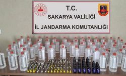 Sakarya'da jandarmadan sahte alkol operasyonu: 5 gözaltı