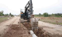 Sallar'da kanalizasyon çalışması başladı
