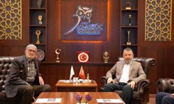 Şehit Nuri Özcan'ın babası Mehmet Özcan'dan Rektör Kırışık'a ziyaret