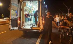 Seyir halindeki kamyonetin yolcu koltuğundan düşen şahıs yaralandı