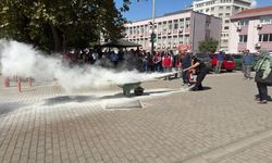 Tarım müdürlüğünde yangın ve deprem tatbikatı