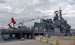 TCG Yıldırım Fırkateyni Tekirdağ'da ziyarete açıldı