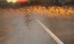 Uludağ yolunda heyelan korkuttu