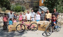 Umut'un bisikleti diğer çocuklara da 'umut' oldu