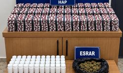 Uyuşturucu taciri binlerce sentetik hap ve esrarla yakalandı