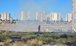 Yangını salça kaynatarak izledi
