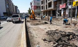 Zey Caddesi'nde altyapı tamamlandı, asfalt çalışması başladı