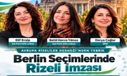 Berlin seçimlerinde Rizeli imzası