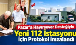 Hayırseverden Pazar’a Yeni 112 Acil Sağlık İstasyonu