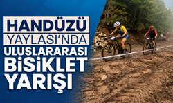 Handüzü Yaylası'nda Uluslararası Bisiklet yarışı nefesleri kesti