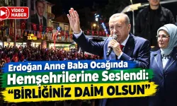 Cumhurbaşkanı Erdoğan memleketi Rize'de