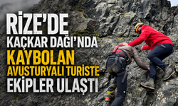 Rize'de Kaçkar Dağı'nda kaybolan İngiliz turiste ekipler ulaştı