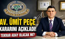 Ümit Peçe kararını açıkladı, tekrar aday olacak mı?