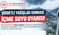ŞİDDETLİ YAĞIŞLAR SONRASI İÇME SUYU UYARISI!