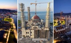 Rize’nin En Büyük Camisinde Kaba İnşaat Yüzde 95’e Ulaştı