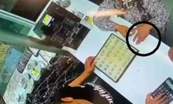 100 bin TL'lik vurgun için 200 kilometre yol kat eden suç makinelerinin kuyumcudan yüzük çaldıkları anlar kamerada