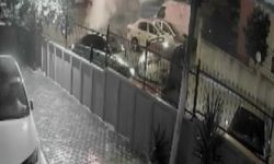 Adana'da havai fişekli tehlikeli eğlence: Ateş parçaları araç ve evlere sıçradı