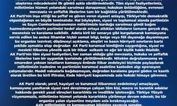 AK Parti'den sosyal medya paylaşımlarına tepki: 'Gerekli yasal süreçleri kararlılıkla ve ivedilikle işleteceğiz'