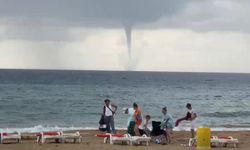 Alanya'da peş peşe üç hortum görüntülendi
