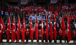 Antalya'da 29 Ekim 10 bin kişilik spor salonunda kutlandı