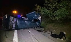 Aracıyla takla atıp sağ çıktı, hasara bakmak isterken canından oldu