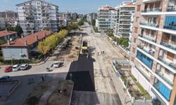 Ataşehir ve Harmandalı'da yollar asfaltlanıyor
