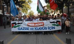 Balıkesir'de Gazze ve Kudüs için yürüyüş düzenlendi