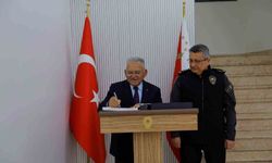 Başkan Büyükkılıç'tan, İl Emniyet Müdürü Ergen'e hayırlı olsun ziyareti