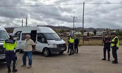 Bayburt'ta okul servislerinin güvenliği kontrol edildi