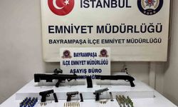 Bayrampaşa'da evinde çok sayıda mühimmat ele geçirilen şahıs gözaltına alındı