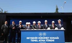 Beyşehir Hükümet Konağı'nın temeli atıldı, açılışlar yapıldı