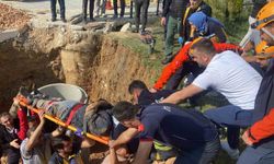 Bilecik'te kanalizasyon çalışmasında göçük altında kalan işçi kurtarıldı
